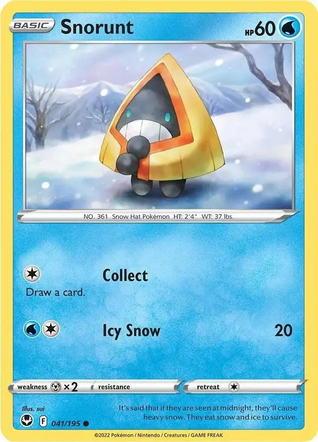 Snorunt - Pokemon Silver Tempest #41