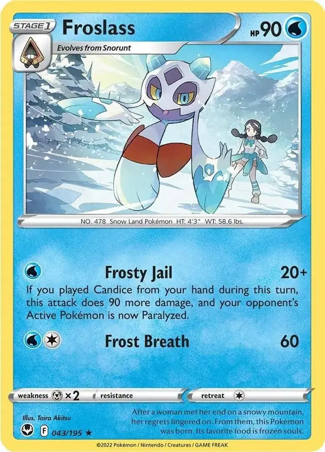 Froslass - Pokemon Silver Tempest #43