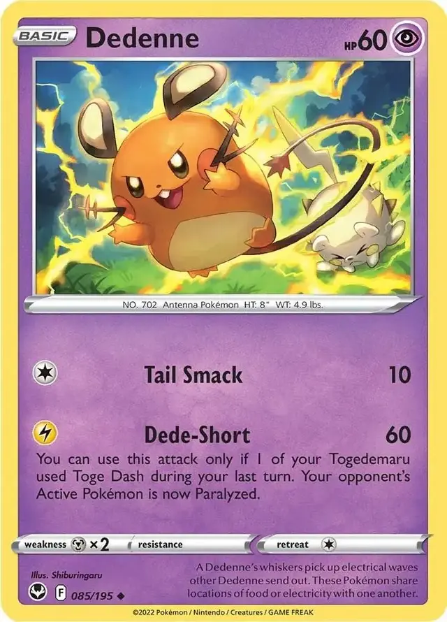 Dedenne - Pokemon Silver Tempest #85