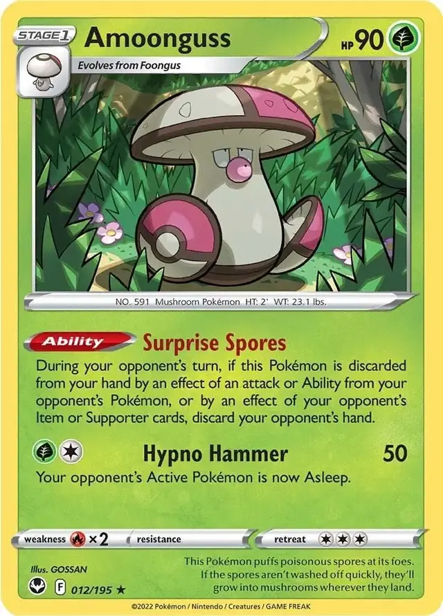 Amoonguss - Pokemon Silver Tempest #12