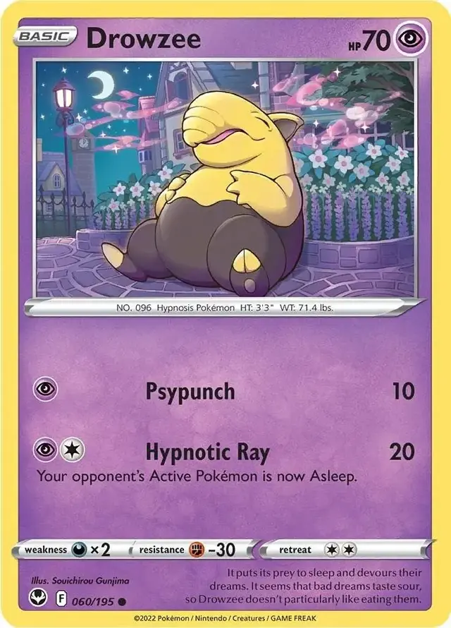 Drowzee - Pokemon Silver Tempest #60