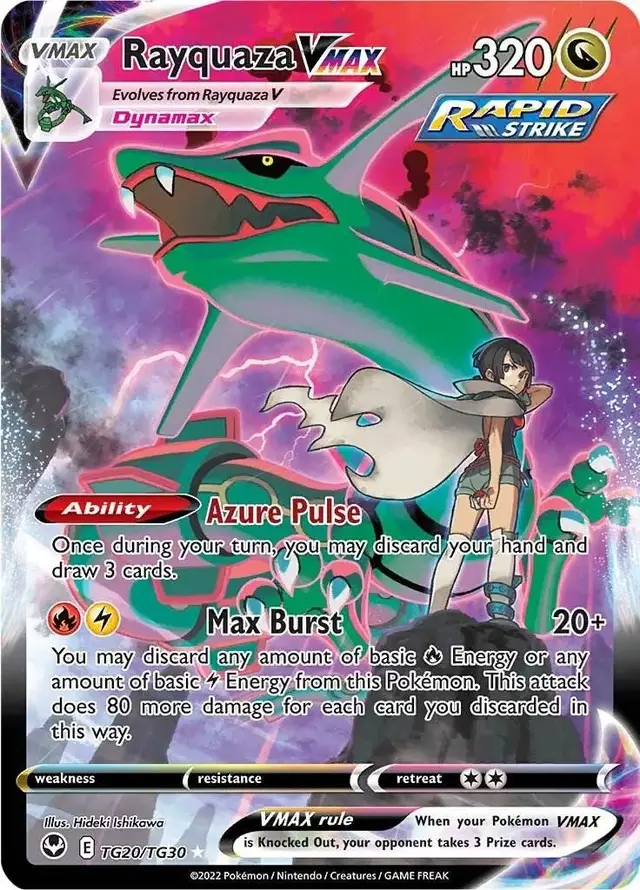 Rayquaza VMAX - Pokemon Silver Tempest #TG20