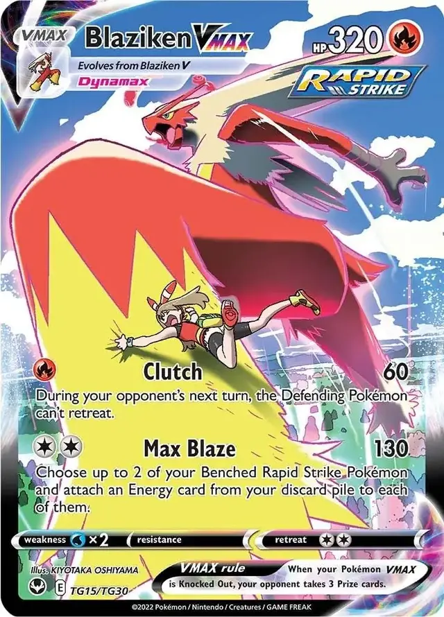 Blaziken VMAX - Pokemon Silver Tempest #TG15