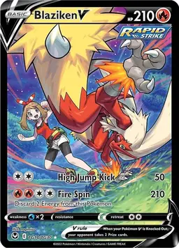 Blaziken V TG14 - Pokemon Silver Tempest