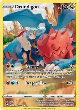 Druddigon TG09 - Pokemon Silver Tempest