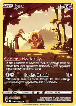 Jynx TG04 - Pokemon Silver Tempest