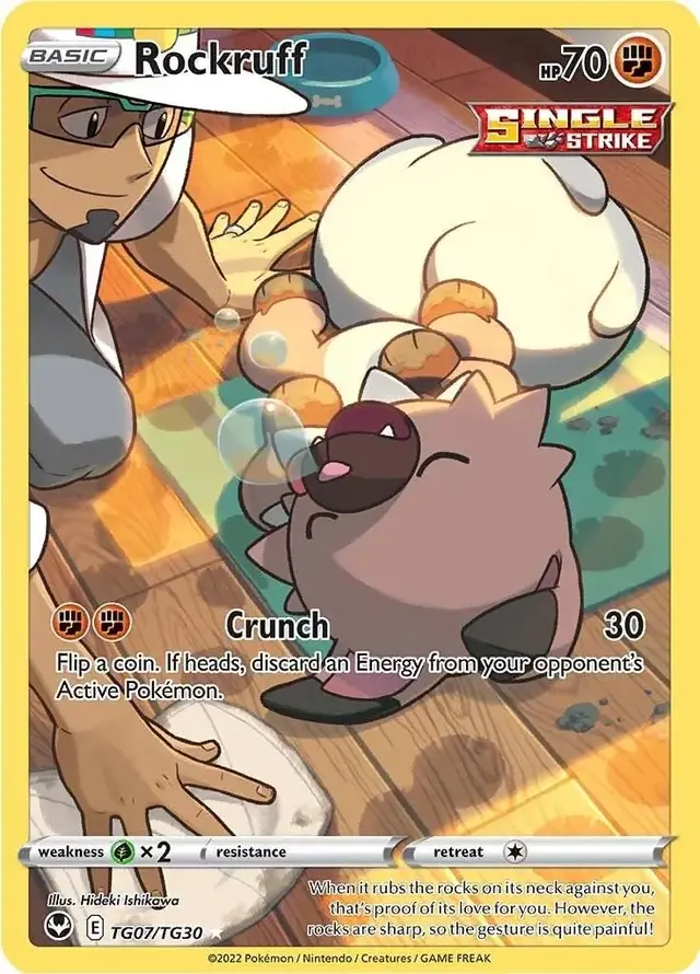 Rockruff - Pokemon Silver Tempest #TG07