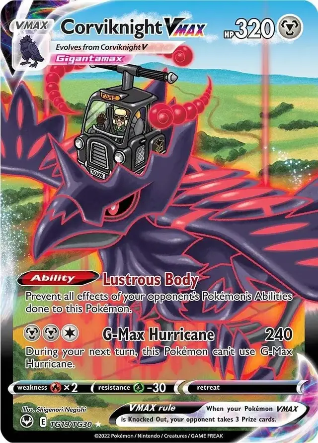 Corviknight VMAX - Pokemon Silver Tempest #TG19