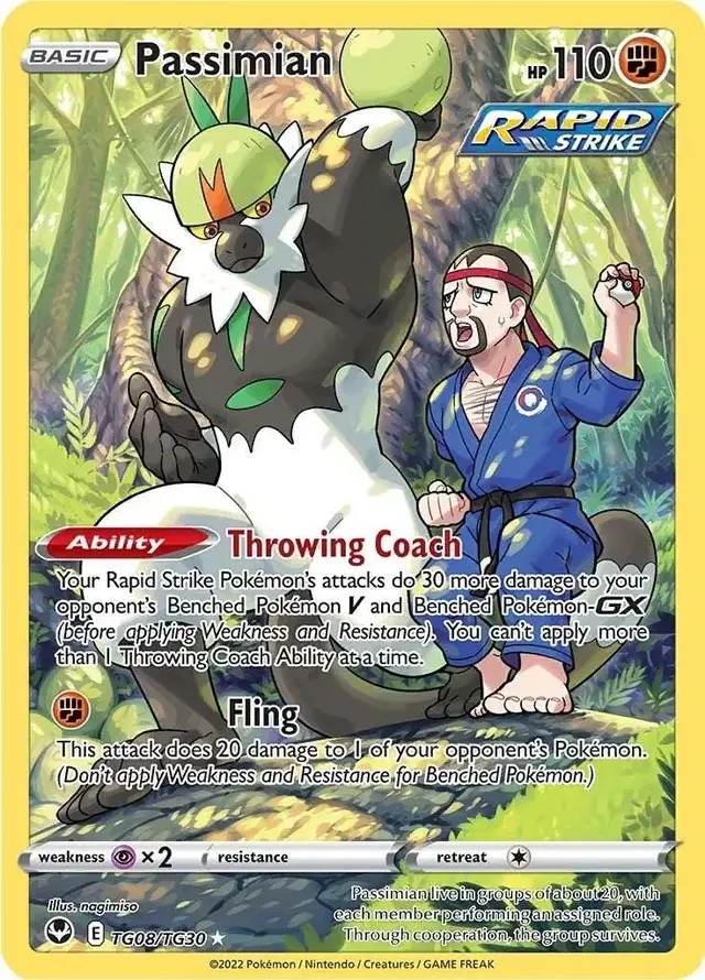 Passimian - Pokemon Silver Tempest #TG08