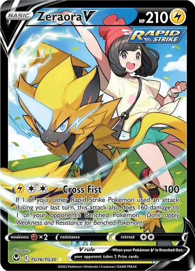 Zeraora V - Pokemon Silver Tempest #TG16