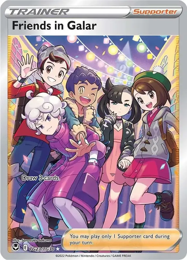 Friends in Galar - Pokemon Silver Tempest #TG23