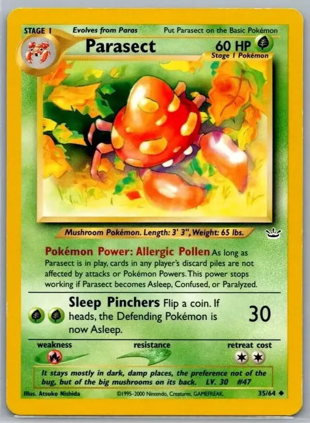 Parasect - Pokemon Neo Revelation #35