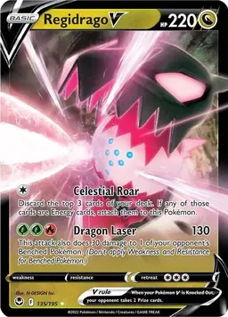 Regidrago V 135 - Pokemon Silver Tempest