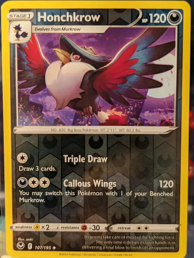 Honchkrow [Reverse Holo]