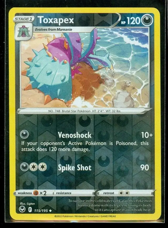 Toxapex [Reverse Holo]