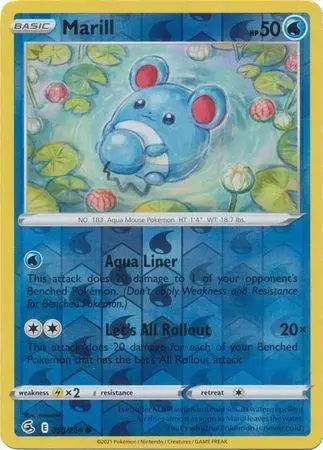Marill [Reverse Holo] - Pokemon Fusion Strike #58