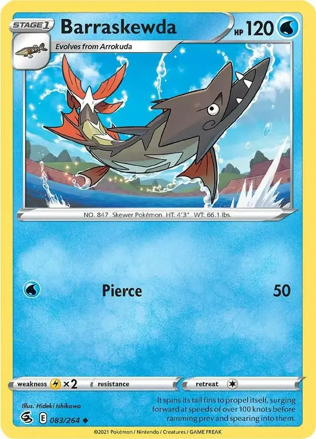 Barraskewda #83 - Pokemon Fusion Strike