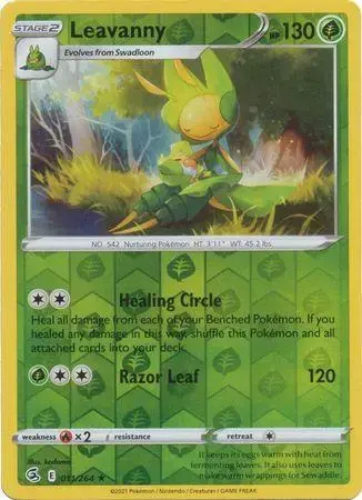Leavanny [Reverse Holo] - Pokemon Fusion Strike #11