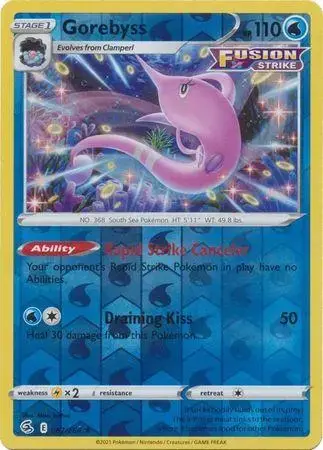 Gorebyss [Reverse Holo] - Pokemon Fusion Strike #67