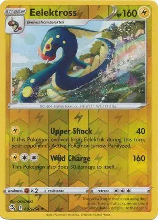 Eelektross [Reverse Holo] - Pokemon Fusion Strike #97