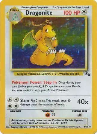 Dragonite - Pokemon Fossil #4