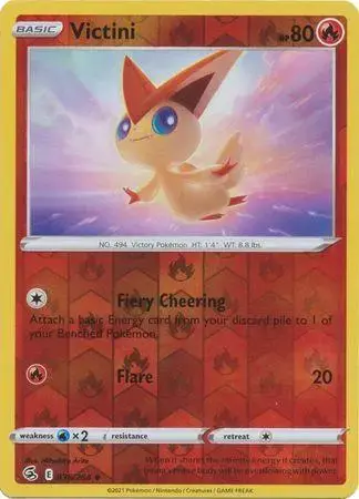 Victini [Reverse Holo] - Pokemon Fusion Strike #36