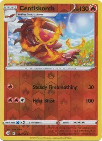 Centiskorch [Reverse Holo] - Pokemon Fusion Strike #49