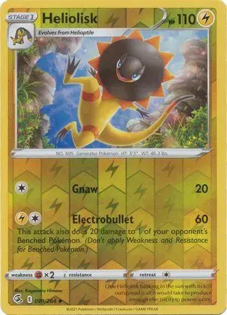 Heliolisk [Reverse Holo] - Pokemon Fusion Strike #99