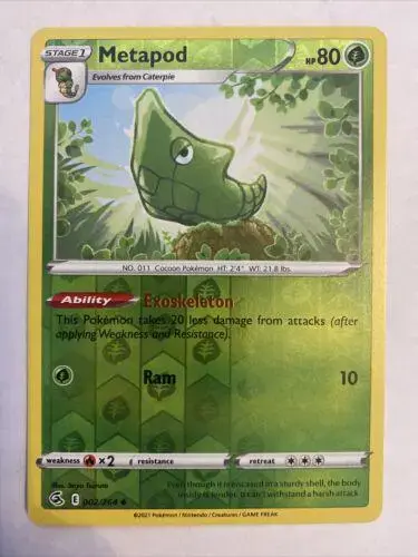 Metapod [Reverse Holo] - Pokemon Fusion Strike #2