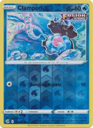 Clamperl [Reverse Holo] - Pokemon Fusion Strike #65