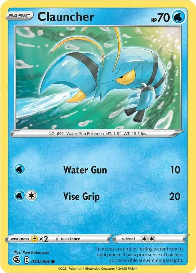 Clauncher - Pokemon Fusion Strike #74