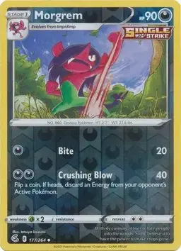 Morgrem [Reverse Holo] - Pokemon Fusion Strike