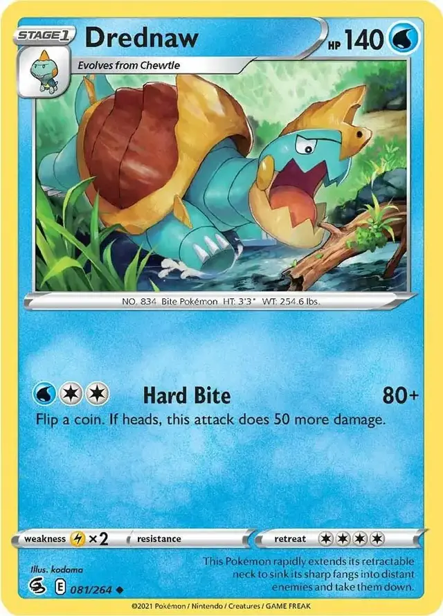 Drednaw - Pokemon Fusion Strike #81