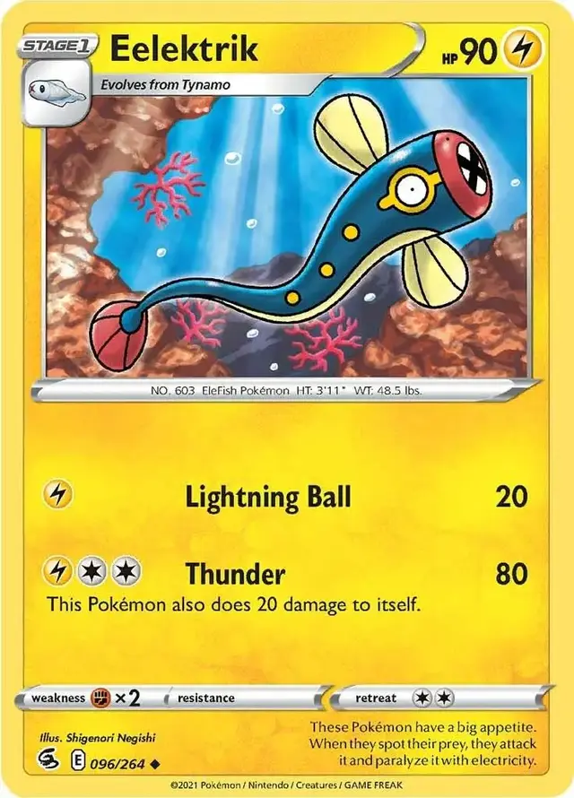Eelektrik - Pokemon Fusion Strike #96