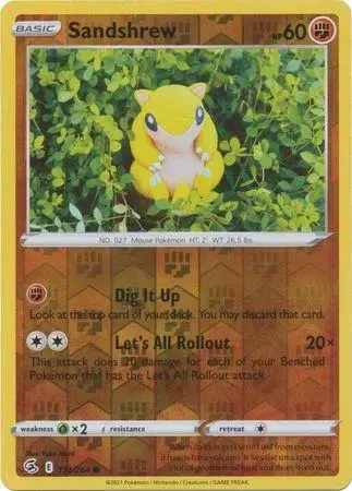 Sandshrew [Reverse Holo]