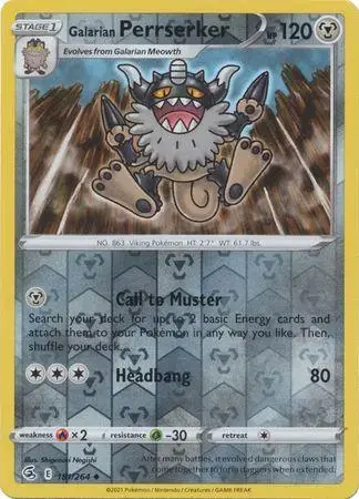 Galarian Perrserker [Reverse Holo]