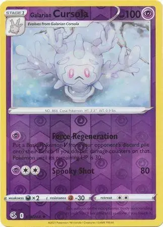 Galarian Cursola [Reverse Holo]