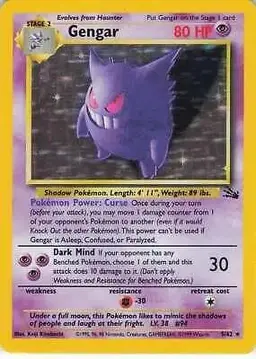 Gengar #5 - Pokemon Fossil