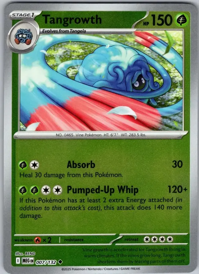 Tangrowth [Reverse Holo] - Pokemon Mega Evolution #7