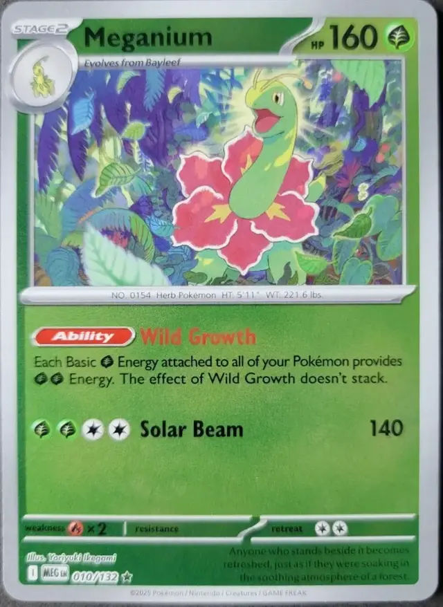 Meganium [Reverse Holo] - Pokemon Mega Evolution #10