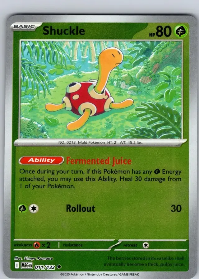 Shuckle [Reverse Holo] - Pokemon Mega Evolution #11