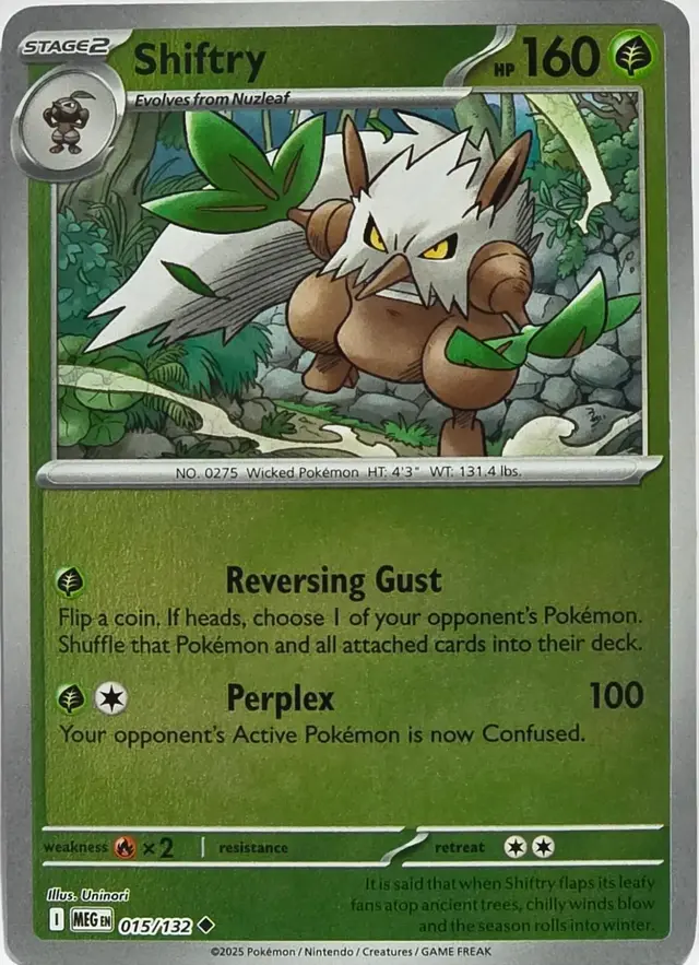 Shiftry [Reverse Holo] - Pokemon Mega Evolution #15