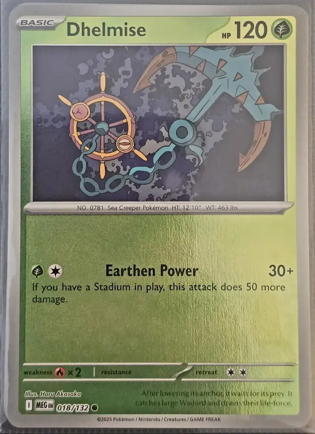 Dhelmise [Reverse Holo] - Pokemon Mega Evolution #18