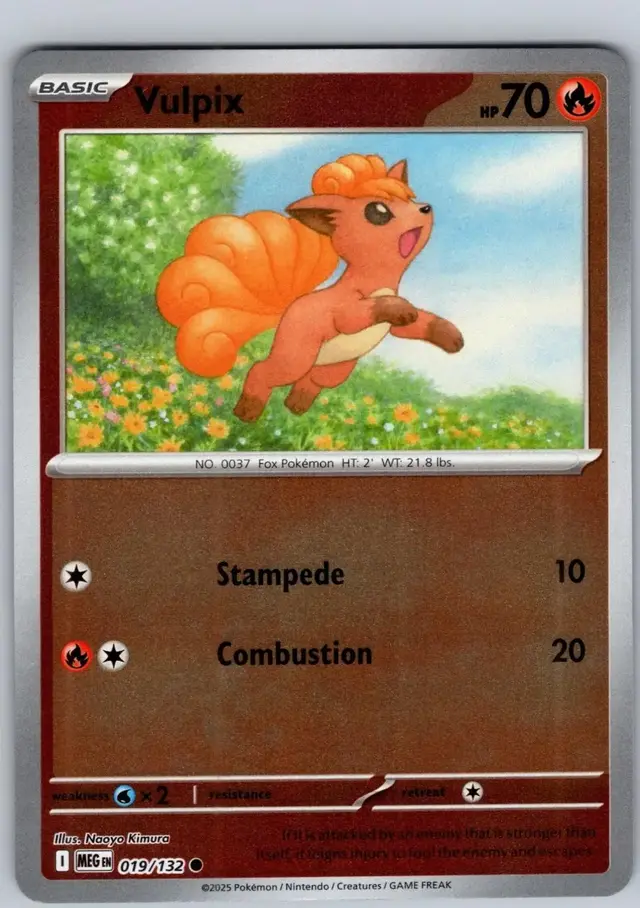 Vulpix [Reverse Holo] - Pokemon Mega Evolution #19