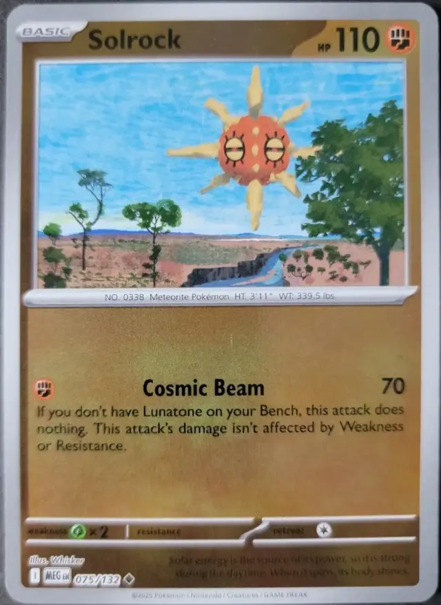 Solrock [Reverse Holo]