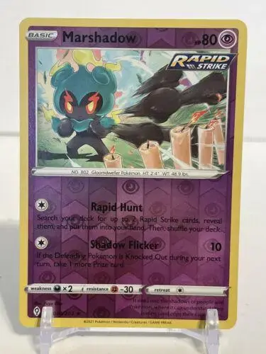 Marshadow [Reverse Holo] - Pokemon Mega Evolution #80