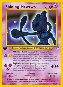 Shining Mewtwo [1st Edition] 109 - Pokemon Neo Destiny