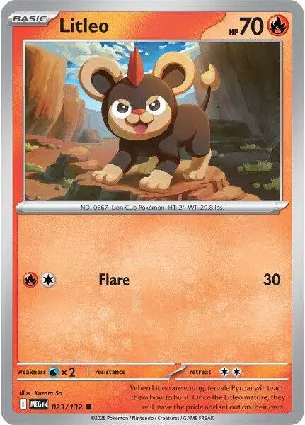 Litleo - Pokemon Mega Evolution #23
