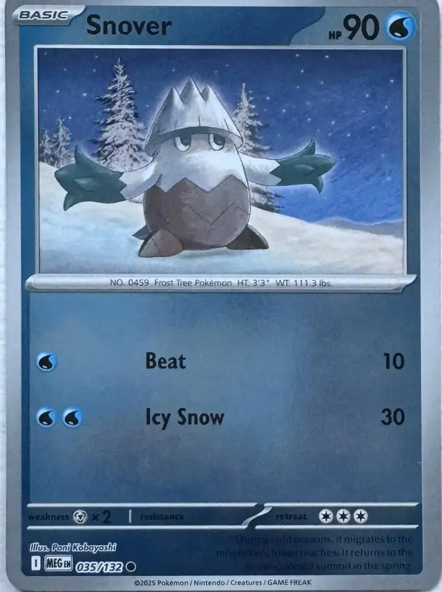 Snover [Reverse Holo] - Pokemon Mega Evolution #35