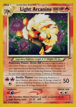 Light Arcanine - Pokemon Neo Destiny